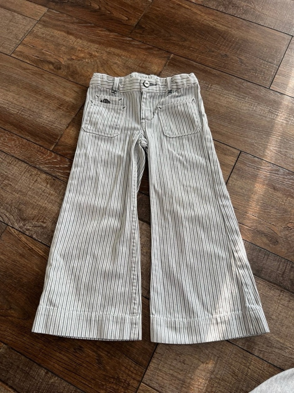 Vintage Ralph Lauren Striped Nautical Boot Cut Girls Pants